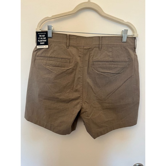 Abercrombie & Fitch The AF All Day Plain front Short Athletic Fit 33 x 5 NEW - Picture 2 of 4